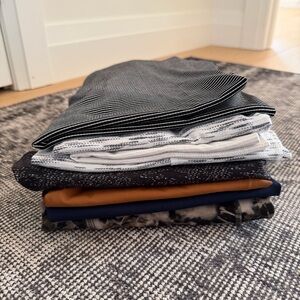 lululemon bundle: 4 leggings and 4 shirts